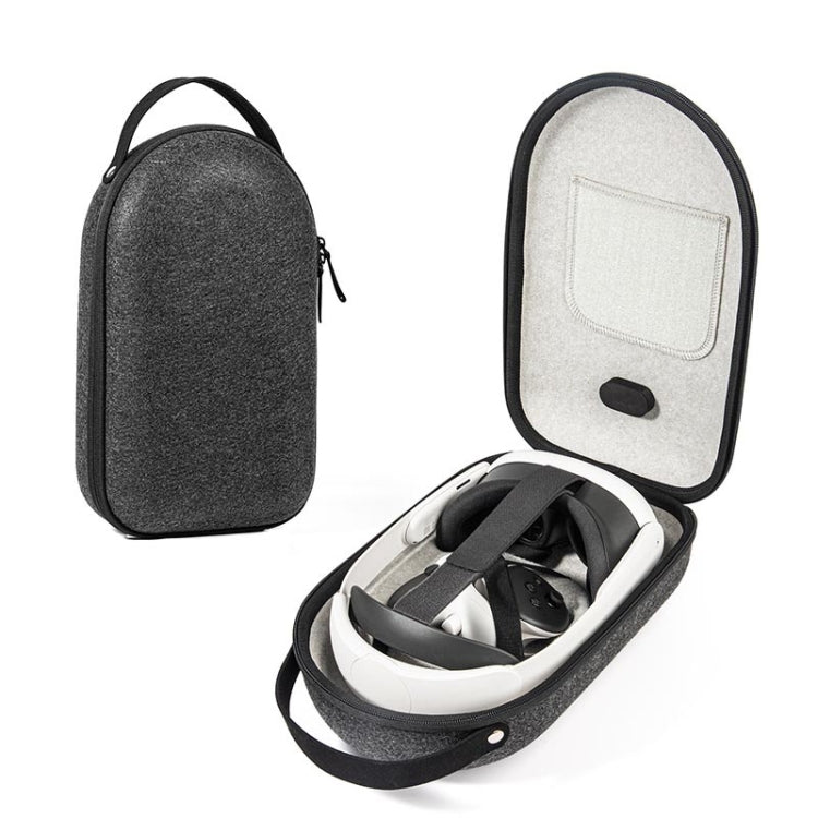 Per Meta Quest 3S / 3 / 2 occhiali VR Felt comoda borsa portaoggetti Per Meta Quest 3S / 3 / 2 occhiali VR Felt comoda borsa portaoggetti